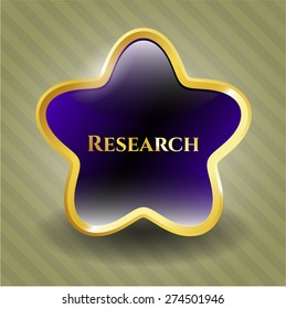 Resarch gold star