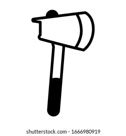 rescue ax on white background vector illustration design