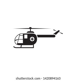 rescue chopper icon, logo template