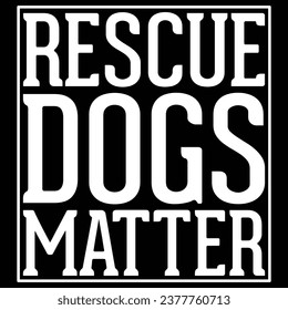 Rescue Hogs Matter T-Shirt Design