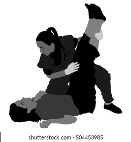 Rescue drowning first aid vector illustration. Patient woman in unconscious. Drunk person overdose party. Sneak attack victim rescue. CPR rescue team. Victim of fire evacuation. Earthquake rescue. 
