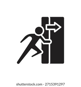 Bergen Sie ausgefüllte Symbol Vektor Illustration