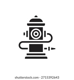 Rescue Fire Hydrant gefüllt Symbol Vektorgrafik