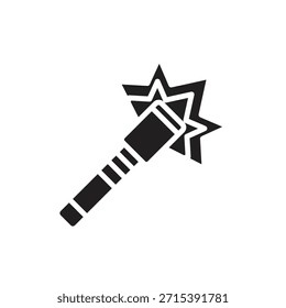 Rescue Flare Gefülltes Symbol Vektorgrafik