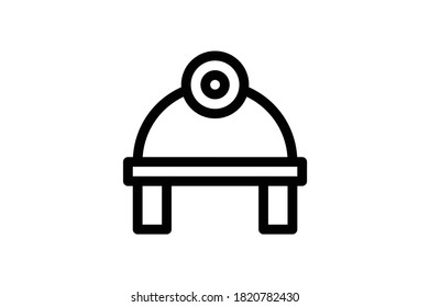 Rescue Flat Icon - Head Lamp