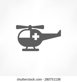 rescue helicopter icon