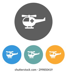 rescue helicopter icon