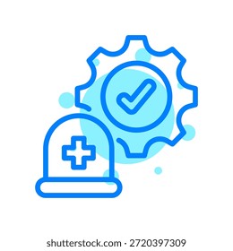 Icono de rescate en forma de Ilustración vectorial