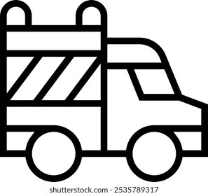 rescue icon. Thin linear style design isolated on white background