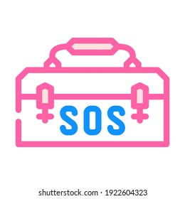 rescue kit color icon vector. rescue kit sign. isolated symbol illustration