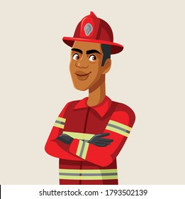 Rescue Male Firefighter Character in Safe Helmet and Uniform

Portrait of a handsome fireman wearing safety equipment
