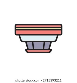Rescue Smoke Detector Symbol Vektorgrafik
