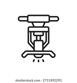 Rescue Sprinkler Gliederungssymbol, Vektorgrafik