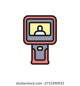 Rescue Thermal Imaging Icon Vektorgrafik