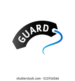 Rescue tube icon in duo tone color. Safety equipment sea water