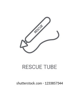 Rescue Tube icon. Trendy Rescue Tube logo concept on white background from Nautical collection. Suitable for use on web apps, mobile apps and print media.