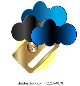 Rescue in vip card which looks out of clouds