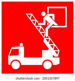 Rescue Windows Symbol Sign, Vector Illustration, Isolate On White Background Label. EPS10