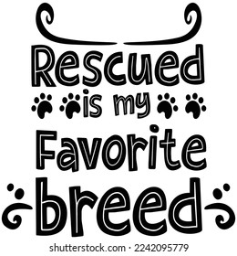 Rescued is my favorite breed Happy Halloween shirt print template, Pumpkin Fall Witches Halloween Costume shirt design