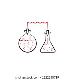 research 2 colored line icon. Simple colored element illustration. research outline symbol design from edecutaion set