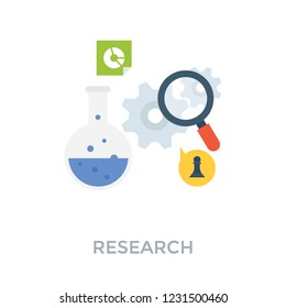 Research analysis illustration vector