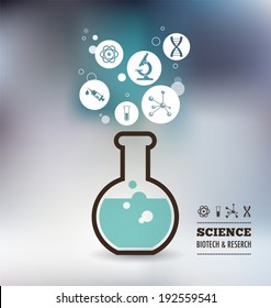 Research, Bio Technology and Science, Chemical laboratory infographic