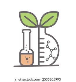 Research, biotechnology. Concept with icon on  analysis, scientific innovation, biochemistry or biomedical experiment, analysis, scientific, innovation, biochemistry  