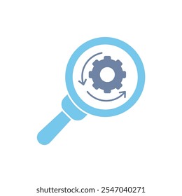research concept line icon. Simple element illustration. research concept outline symbol design.