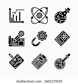 Research development of Glyph vector icons