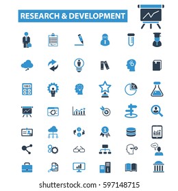 Research Development Icons
