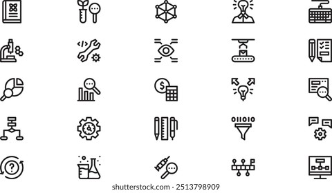 Colección de iconos vectoriales de alta calidad con trazo editable. Ideal para Profesional y Proyectos Creativos.