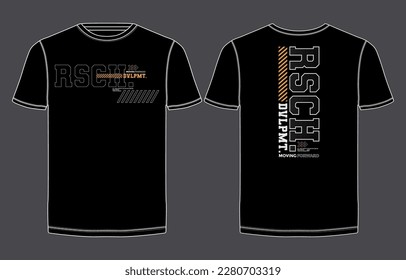 Research development, modern and stylish typography slogan print t shirt. Colorful abstract design vector illustration also for background, typography, apparels, poster and more.