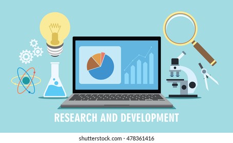 research and development r d concept innovation