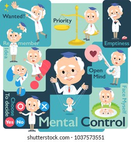 Research Doctor old men_Mental & volition