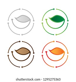 Research Eco Logo useful, editable. And printable Perfect for use in a wide range of new media templates: Web Marketing Agency, Social Media Services Showcase, Online Marketing Apps, and Web.