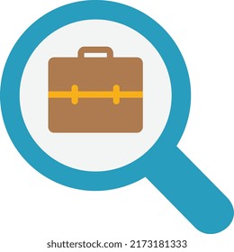 Research Flat Vector Icon Design