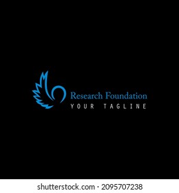 research foundation illustration logo design
