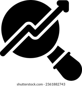 research glyph icon illustration vector