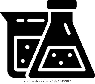 Research Glyph Icon - Single Icon, Vector