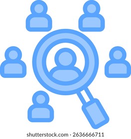 Research Group Icon Element For Design