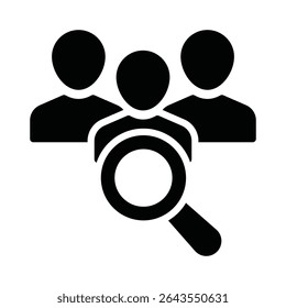 Research group  Vector Icon which can easily modify or edit

