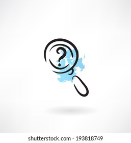 research grunge icon