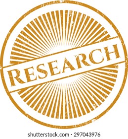 Research grunge seal