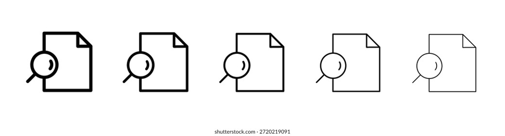 Research icon design, logo, app, UI. Vector illustration, EPS