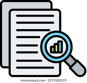 Research Icon Element For Design