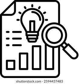 Research Icon Element For Design