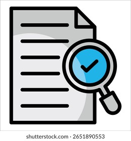 Research Icon Element For Design