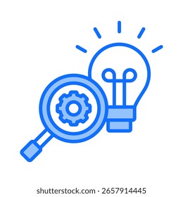 Research Icon Element For Design