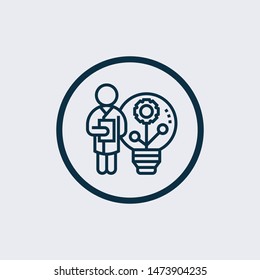 Research icon isolated on white background. Research icon simple sign. Research icon trendy and modern symbol for graphic and web design. Research icon flat vector illustration for logo, web, app,