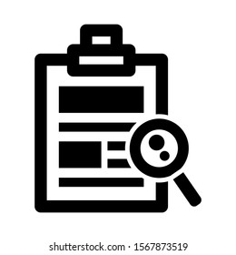 research icon isolated sign symbol vector illustration - high quality black style vector icons
